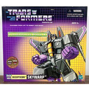 Transformers Skywarp G1 Commemorative Series 4 IV Reissue NIB 2002 Decepticon